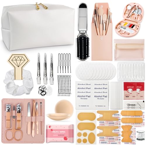 Wedding Emergency Beauty Kit with 45 Essentials & Makeup Brushes