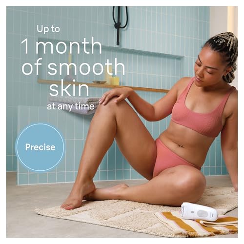 Cordless Epilator for Women, Hair Removal Device with Shaver & Trimmer, Wet & Dry, SE5-041