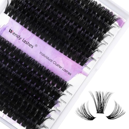 Lash Clusters 60D/80D D Curl 16-20mm Fluffy Eyelash Extensions
