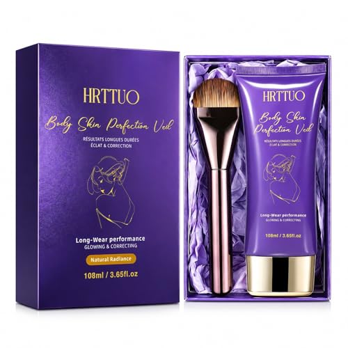 Waterproof Tattoo Cover Up Makeup with Brush – Full Coverage Body Concealer