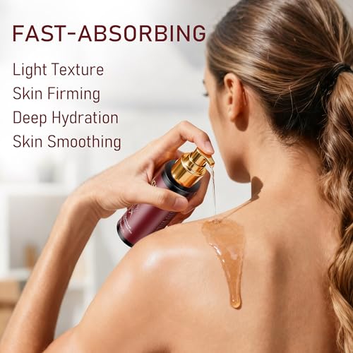 Body Firming Oil ? Nourishing & Hydrating Dry Oil with Vitamin E & Natural Oils, Fast-Absorbing Serum for Crepe Skin, Helps Improve Elasticity & Smooth Skin Appearance, Full Body Care, 120ML