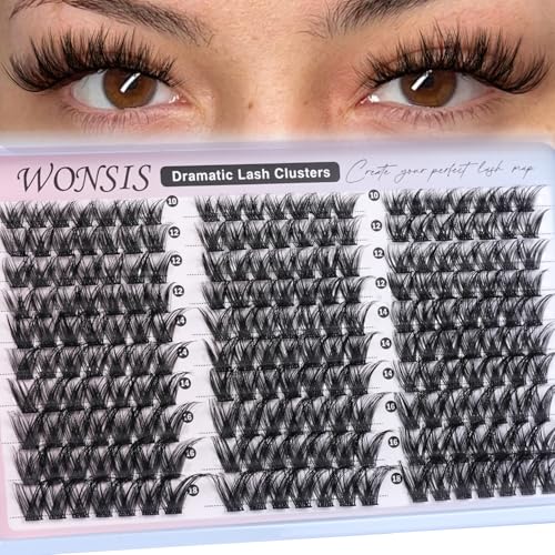 C Curl Fluffy Cluster Lashes for DIY Extensions | WONSIS