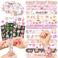 96 PCS Bachelorette Party Favors for Bride to Be ? 72 Pre-Cut Temporary Tattoos & 24 Slap Bracelets, Hen Party Accessories, Team Bride Decorations & Supplies