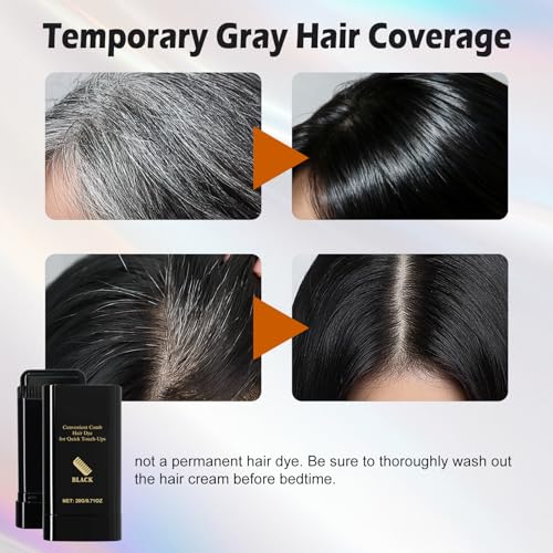 Hair Dye Comb Stick for Gray & White Hair - 2-Pack