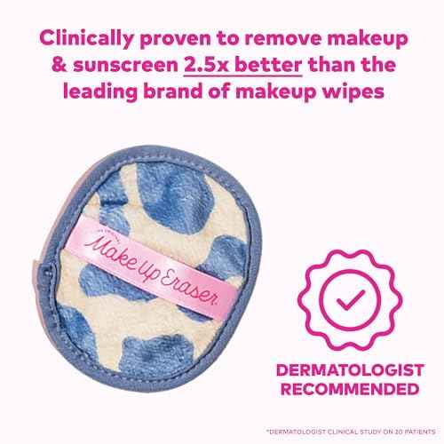 The Original Makeup Eraser, 7-Day Set, Erase All Makeup with Just Water, Including Waterproof Mascara, Eyeliner, Foundation, Lipstick, Sunscreen, and More!