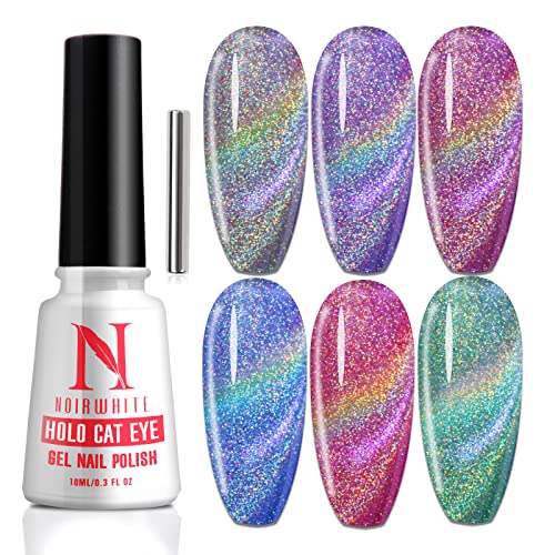 noirwhite Black White Gel Nail Polish, 2Pcs 15ml Gel Polish Set, Soak Off UV LED Nail Gel Polish Long Lasting Nail Art Starter Manicure Salon DIY at Home Design Decorations Nail Art Design