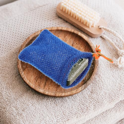 Housoutil Soap Saver Bags 8-Pack Drawstring Mesh