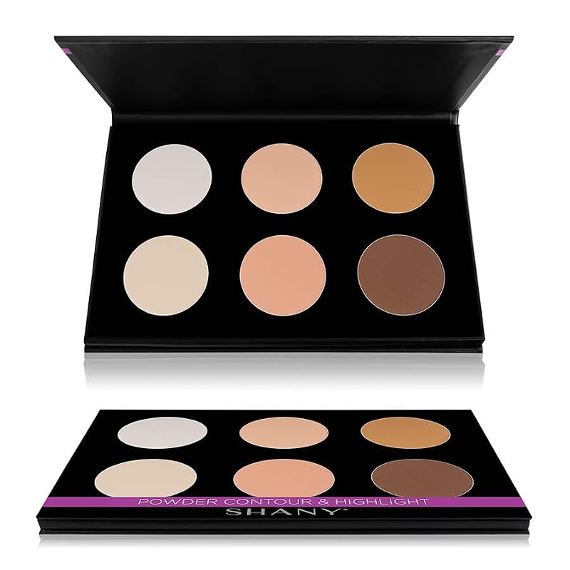 SHANY Powder Contour & Highlighter Palette - 6 Pan