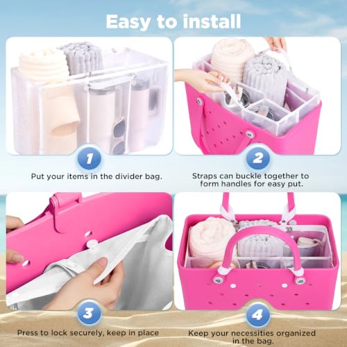 Bogg Bag XL Organizer Insert with 6 Pockets & Mesh