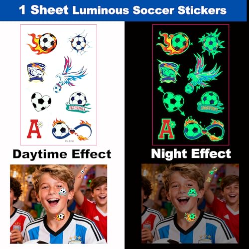 Brazil Flag Temporary Tattoos - 11 Sheets Waterproof