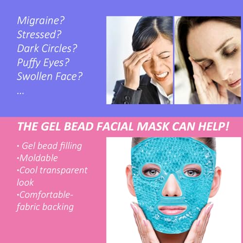 Cold Face Eye Mask Ice Pack | Reduce Puffiness & Dark Circles