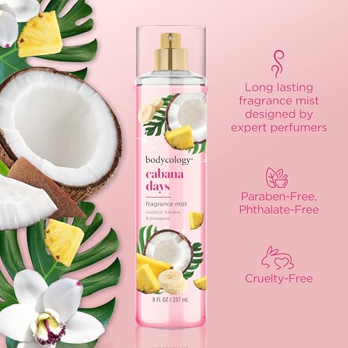 Cabana Days Bodycology Fragrance Body Mist 8 fl oz – Coconut & Pineapple