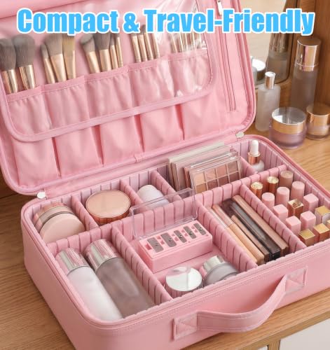 5-Hole Makeup Pencil Sharpener with Cover for Eyebrow & Eyeliner - Pink
