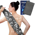 Exfoliating Body Scrubber Washcloth | Silver Ion & Carbon Fiber