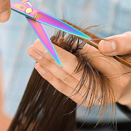 Hair Cutting Scissors Shear 5" Professional Barber Hair Shears Cutting Scissors Salon Hairdressing Razor Regular Scissor