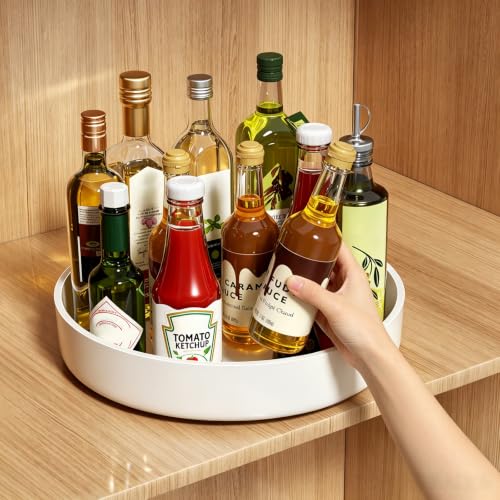 11.8" Lazy Susan Turntable Organizer - Non-Slip Spice Rack