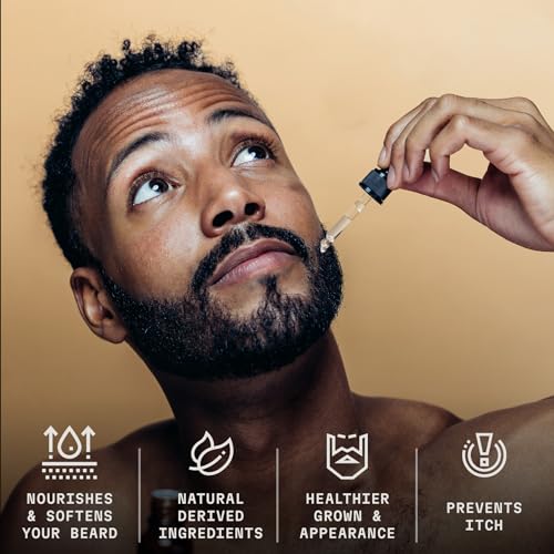 Striking Viking Beard Oil for Men - 2 Fl Oz, Pack of 2, Vanilla - Conditioning with Jojoba, Argan & Almond Oil - Promotes Fuller Growth with Beard Growth Serum - Soothes Itch with Tea Tree Extract