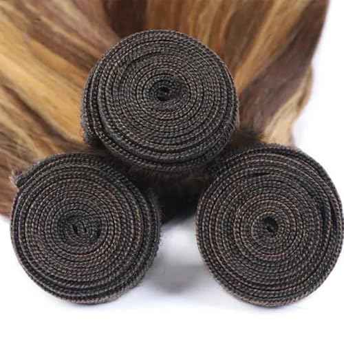34 34 34 Inch Ombre Honey Blonde P4/27 Body Wave Bundles Human Hair Highlight 3 Bundles Brown and Blonde Bundle Hair Extensions