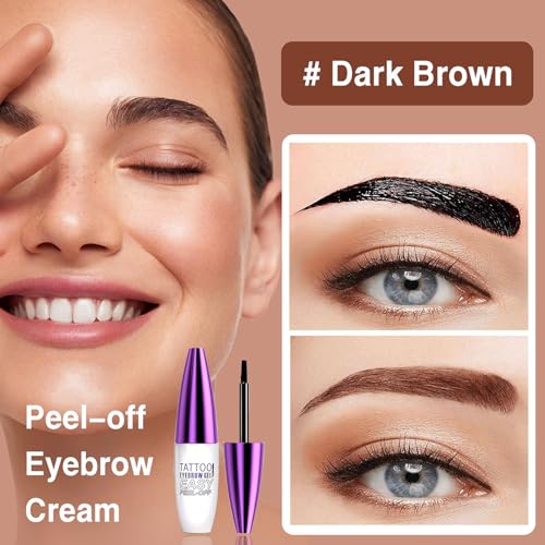 Peel-Off Eyebrow Gel - Waterproof Tint for All Skin Types