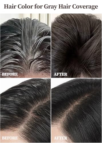 5-Minute Hair Dye + Anti-Hair Loss Treatment - Black
