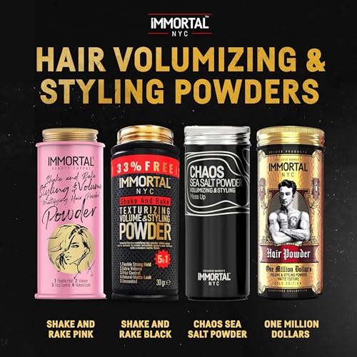 Immortal NYC Shake and Rake Volume Powder - Strong Hold Matte Finish