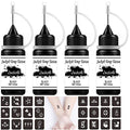 Temporary Tattoo Kit with Jagua Gel Ink - 4 Bottles