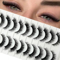 Loladook 16mm Cat Eye Mink Lashes - 3D Fluffy Wispy
