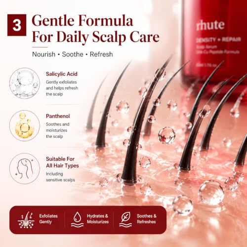 Rhute Hair Serum - Density & Repair Scalp Treatment with Caffeine