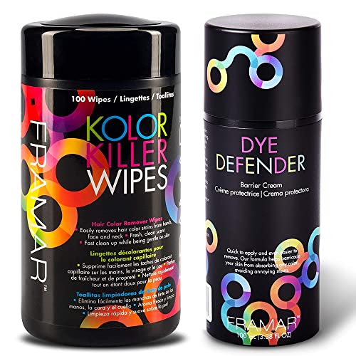 Kolor Killer Wipes Hair Color Barrier Cream by FRAMAR