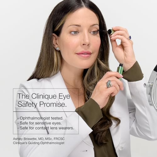 Clinique High Impact Waterproof Mascara AA Black Lengthening Volumizing Safe for Sensitive Eyes