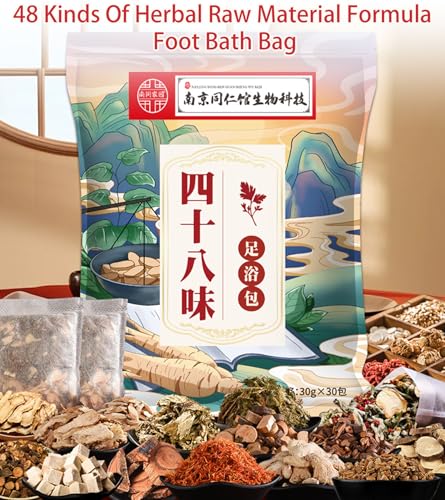 Herbal Foot Soak Bags - Natural Detox Spa Bath Packets (30 Pack)