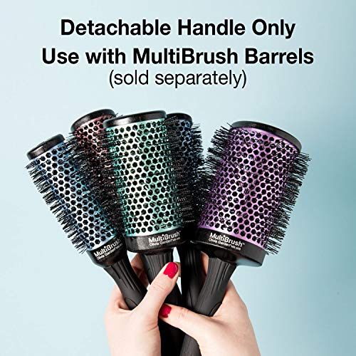 Olivia Garden MultiBrush - Non-Electrical Detachable Thermal Brush with Ceramic Barrel