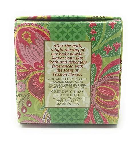 Greenwich Bay Dusting Powder 4oz with Puff - Passion Flower
