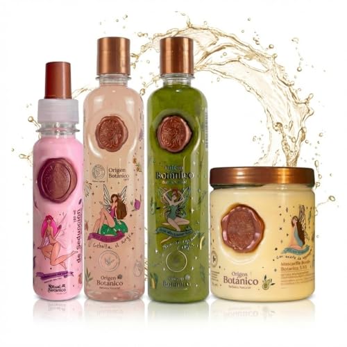 Botanical Hair Care Set with Keratin, Plex & Heat Protectant