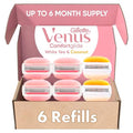 Gillette Venus Razor Blade Refills Variety Pack, 6-Count