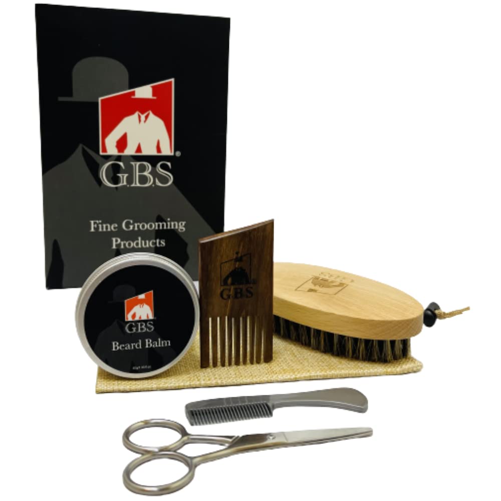 G.B.S Tapered Barber Comb 7 1/4" Flexible, Heat Resistant Classic Shape Strong | Hairdressing Comb Fine and Wide Tooth Comb for Men and Women Most Hair Types - Pack of 6