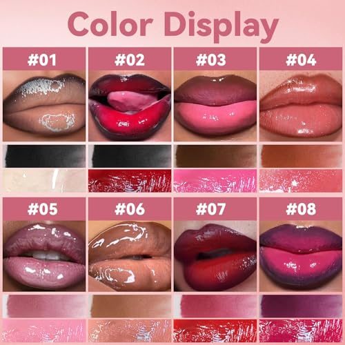 HOSAILY 2-in-1 Lip Liner & Gloss Duo – Nude Beige Plumping Kit