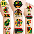 96 PCS Juneteenth Temporary Tattoos & Stickers Party Favors