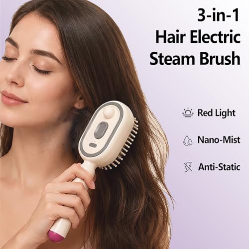 Electric Spray Air Cushion Massage Comb with Red Light