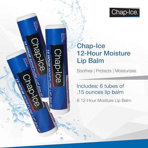 Moisturizing Lip Balm SPF 15 ? 6 Pack Lip Balm Sticks, Hydrating & Protective Formula