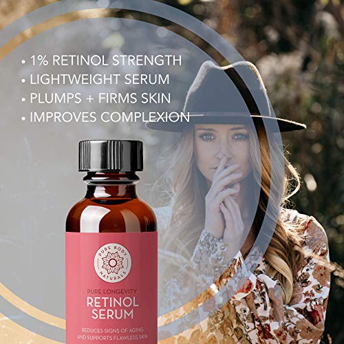 Pure Body Naturals Retinol Face Serum - 1 Fl Oz