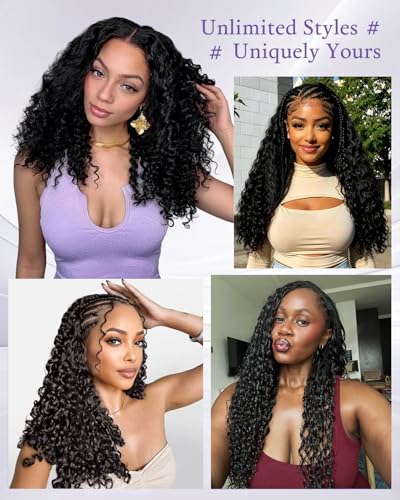 Burmese Curly Crochet Hair 18" 120g - Human Hair for Black Women