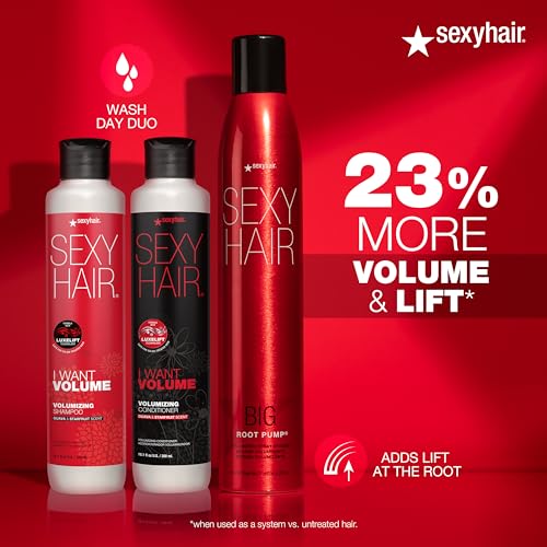 SexyHair Big Root Pump Volumizing Spray Mousse 10 oz