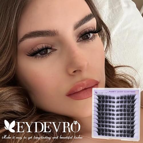 EYDEVRO Wispy Fox Eye Lash Clusters K - Left/Right for Sexy Cat Eye Look
