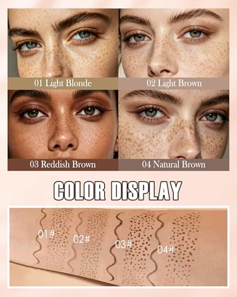 Dual-Ended Freckle Pen & Stamp - Waterproof Makeup Tool