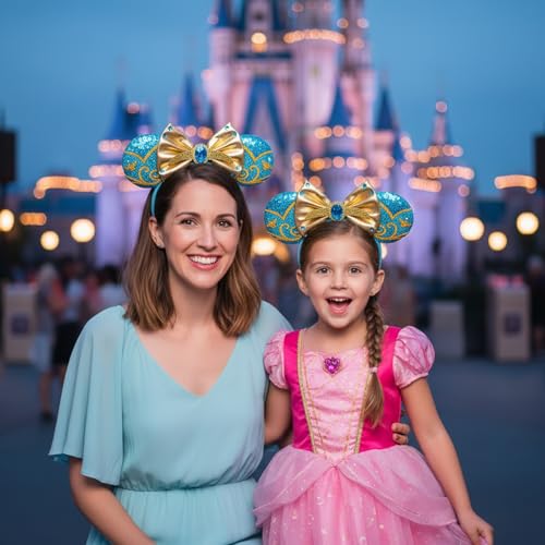 Princess Mouse Ears Headband for Women & Girls - Comfortable & Stylish