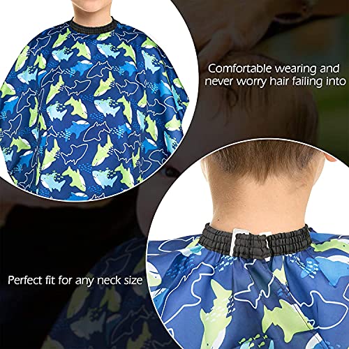 Professional Hair Cutting Cape 2 Pack with Neck Duster Brush