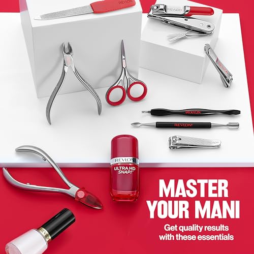 Revlon Expert Dual-Ended Stainless Steel Nail Groomer & Cuticle Pusher