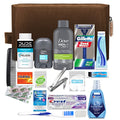 Men's Premium 20-Piece Travel Kit with TSA Compliant Toiletries