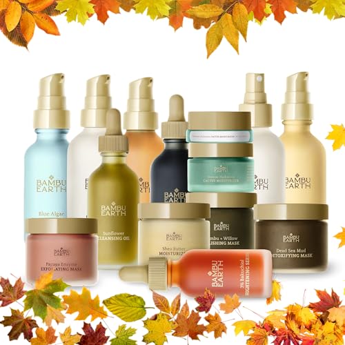 Bambu Earth Bakuchiol Brightening Serum, Retinol Alternative Skin Care (1 Fl Oz) - Organic Ingredients, Rosehip Seed Oil, Buriti Oil, Sea Buckthorn & Antioxidants - Anti Aging Skin Serum for Face
